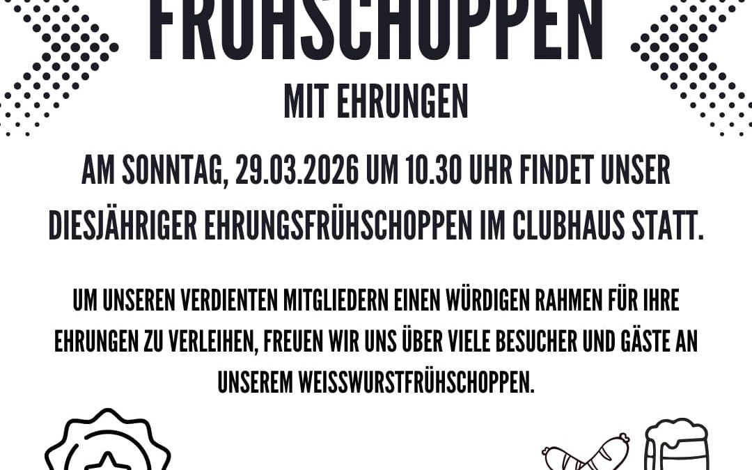 Einladung zum Ehrungsfrühschoppen