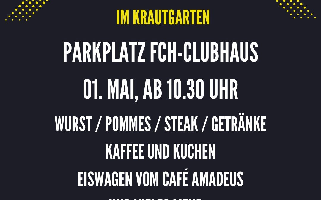 Maihock im Krautgarten: Wir feiern den 1. Mai!